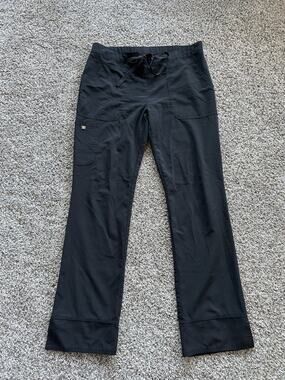 Greys Anatomy Size M TALL Signature Scrub Pants Nursing Uniform 2207T Black J26